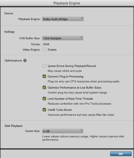 protools playback engine